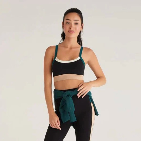 Z Supply Other - Z Supply Active Spot On Color Block Sports Bra